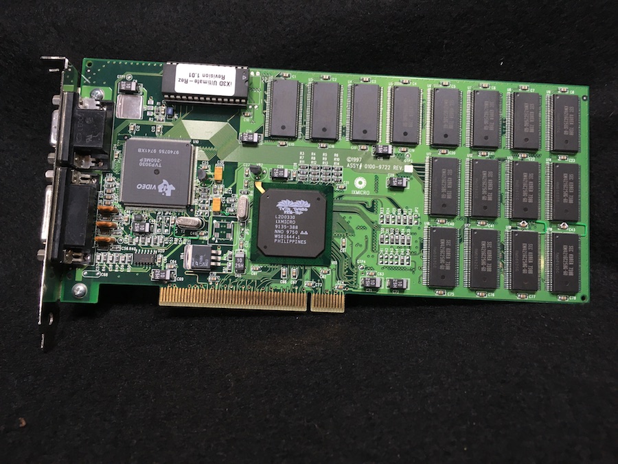 iXMicro iX3D Ultimate REZ Twin Turbo PCI Display Video Card