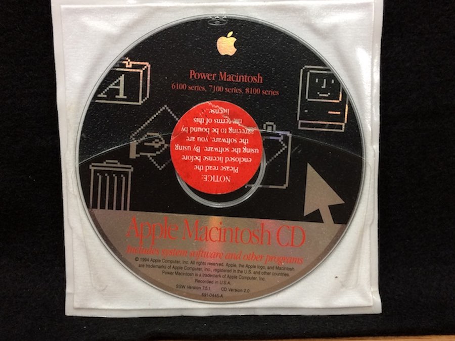Power Macintosh 6100, 7100, 8100 Install CD – Apple Rescue of Denver